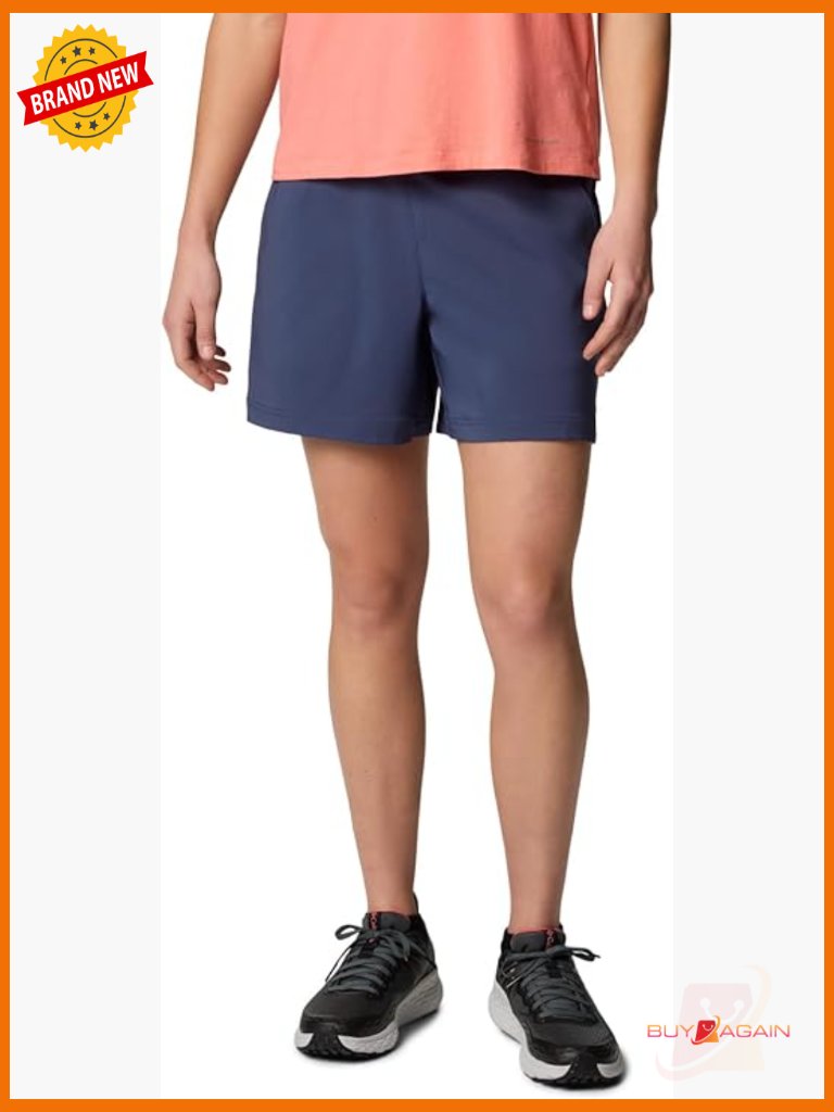 Mid Rise Hiking Shorts With Upf 50, Stretch & Pockets
